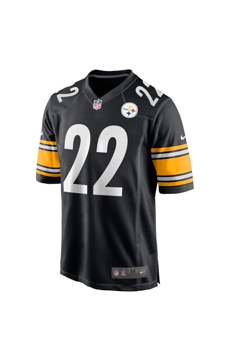 Nike Youth Nike Najee Harris Black Pittsburgh Steelers Game Jersey, Alternate, color,