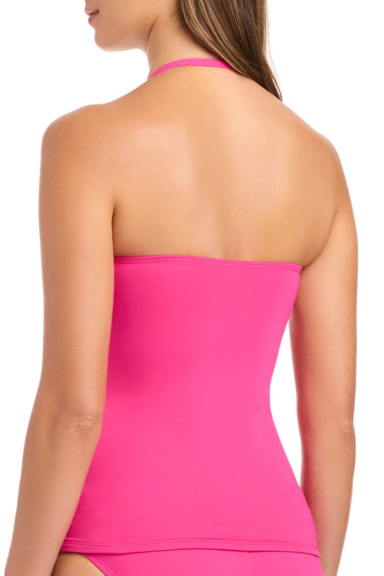 Tankini Top, Alternate, color, PINK PUNCH
