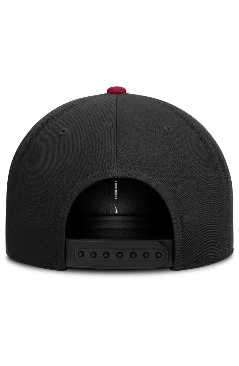 Nike Men's Nike Black/Red Arizona Diamondbacks Primetime Pro Dri-FIT Snapback Hat, Alternate, color, Black