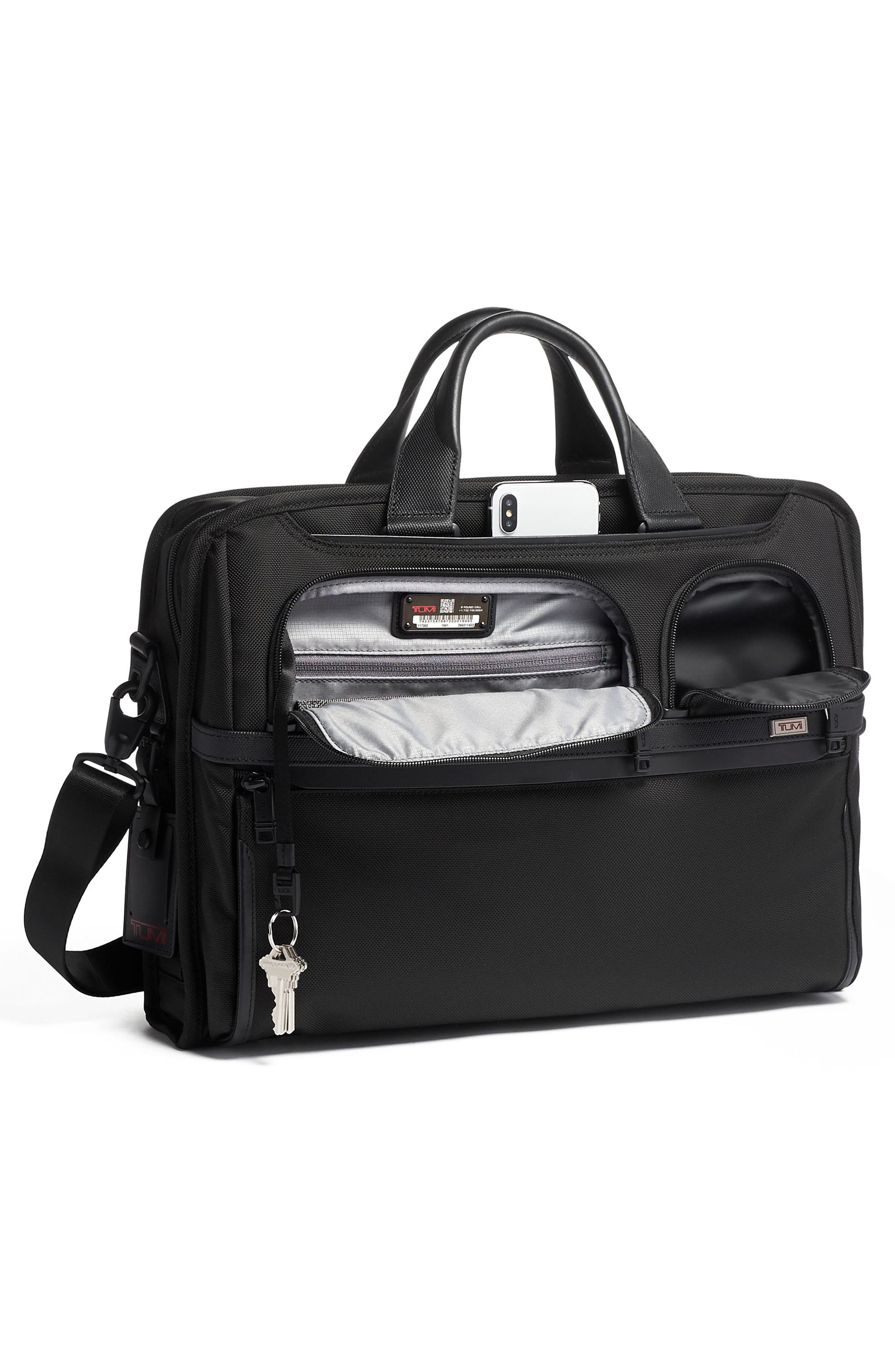 TUMI Alpha 3 Compact Large 15-Inch Laptop Briefcase, Alternate, color, 