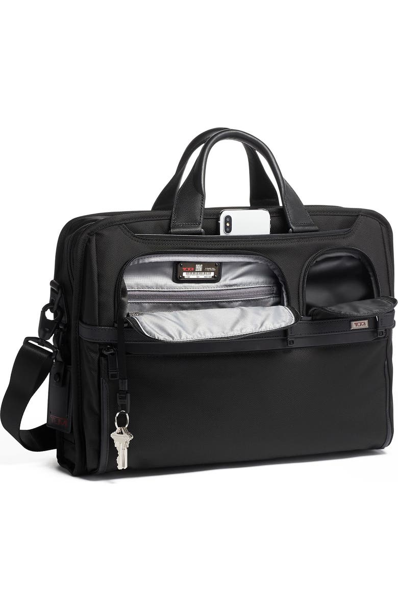 TUMI Alpha 3 Compact Large 15-Inch Laptop Briefcase, Alternate, color,