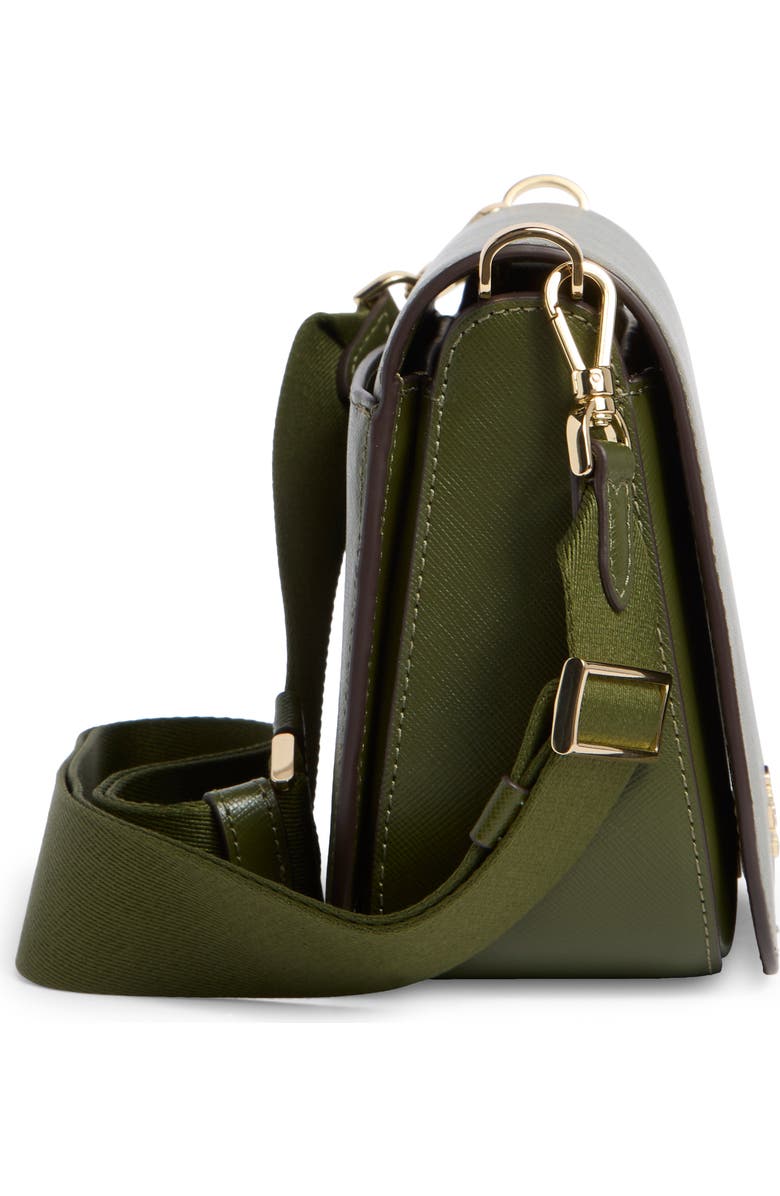 Kate Spade New York madison saffiano leather saddle bag, Alternate, color, Enchanted Green
