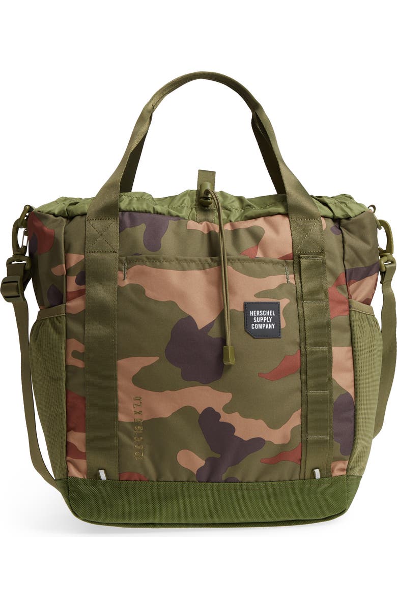 Herschel Supply Co. Barnes Trail Tote Bag, Main, color, Woodland Camo