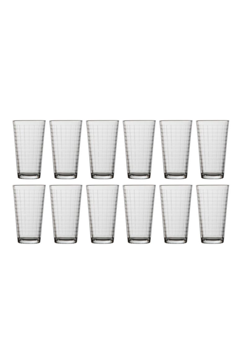 Ornamento Grata Set of 12 Mixing Glasses, Main, color, CLEAR