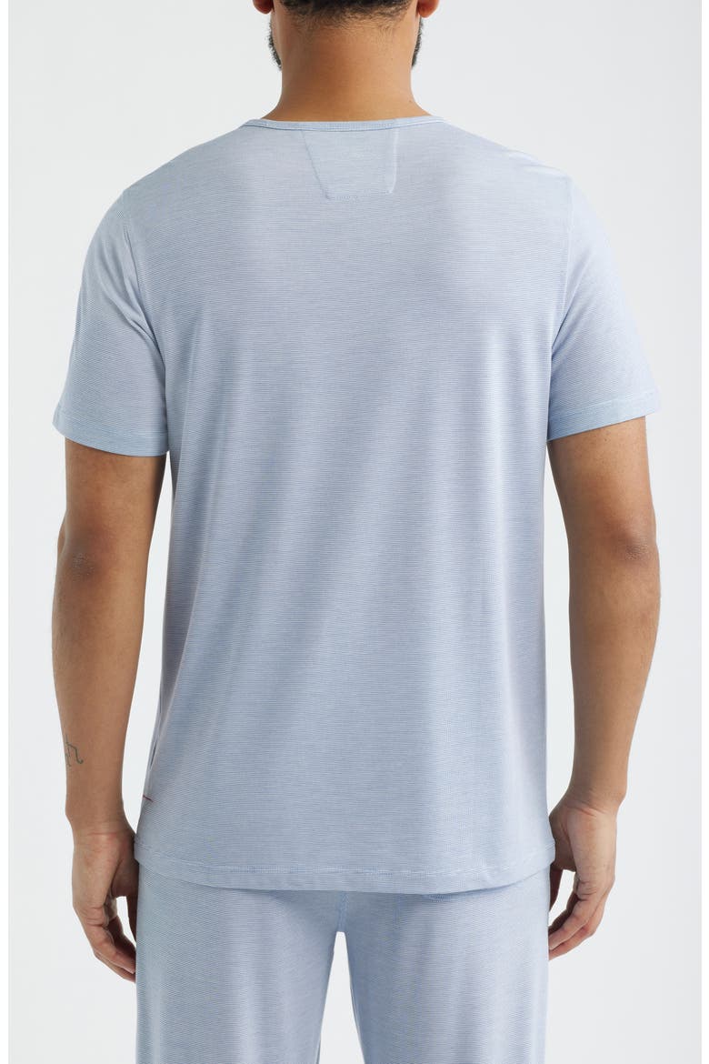 Feeder Stripe Sleep T-Shirt, Alternate, color, BLUE STRIPE