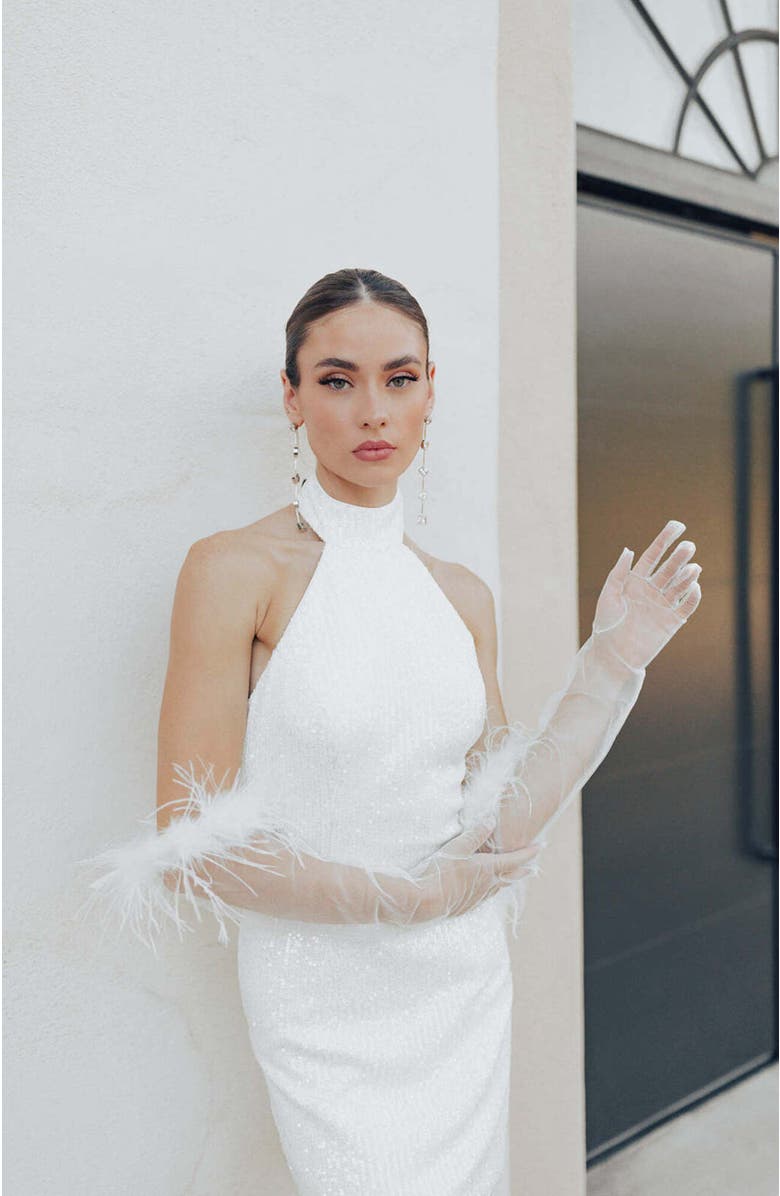 Untamed Petals Lexie Gloves, Alternate, color, 