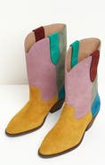 Charlotte Stone Roberta Multicolor Western Boot