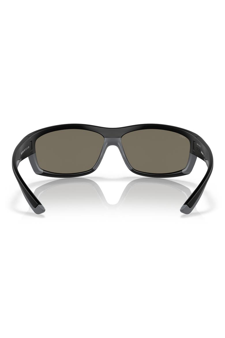 65mm Polarized Sunglasses, Alternate, color, MATTE BLACK
