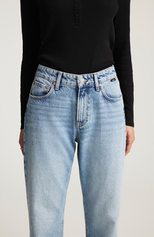 Mavi Jeans Savannah High Waist Straight Leg Jeans In Blue