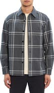 Theory Clyfford Waren Windowpane Shirt Jacket