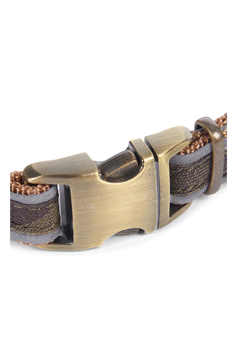 Barbour Reflective Tartan Dog Collar, Alternate, color,
