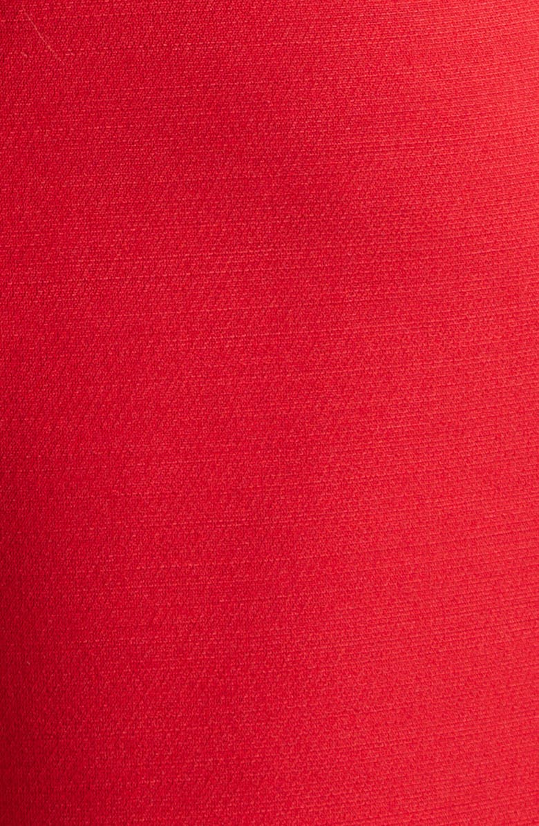 Valentino Bow Solid Crepe Couture Minidress, Alternate, color, Pink