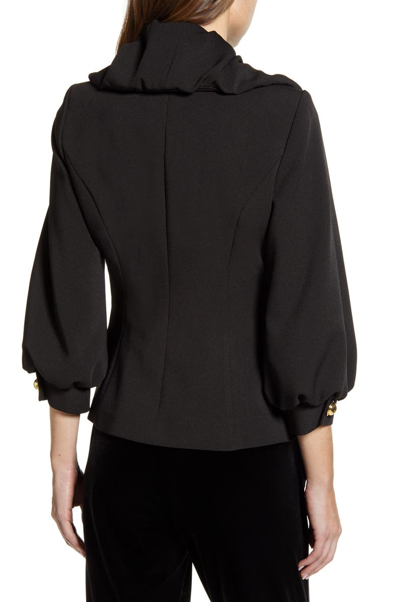 Halogen<sup>®</sup> x Atlantic-Pacific Ruffle Front Blazer, Alternate, color, 