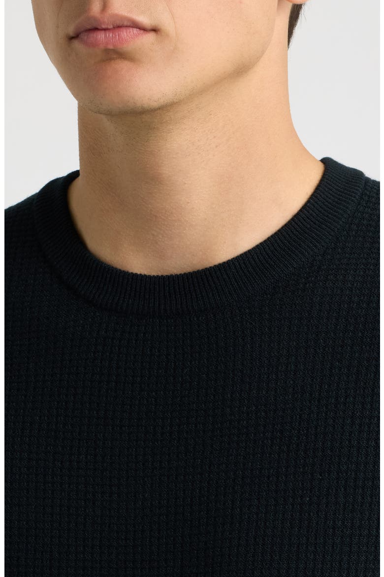 Ludino Crewneck Sweater, Alternate, color, BLACK