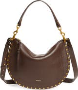 Isabel Marant Oskan Soft Zipped Leather Crossbody Bag
