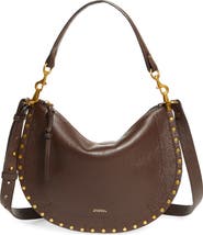 Isabel Marant Oskan Soft Zipped Leather Crossbody Bag