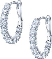 Kwiat Small Diamond Inside Out Hoop Earrings