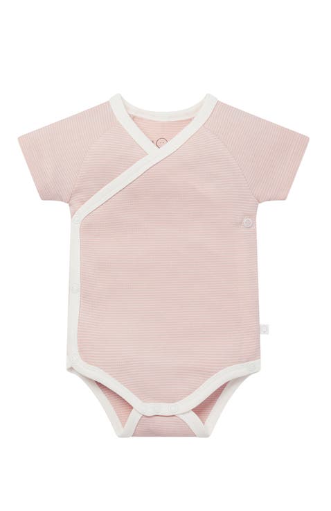 Short Sleeve Wrapover Bodysuit (Baby)