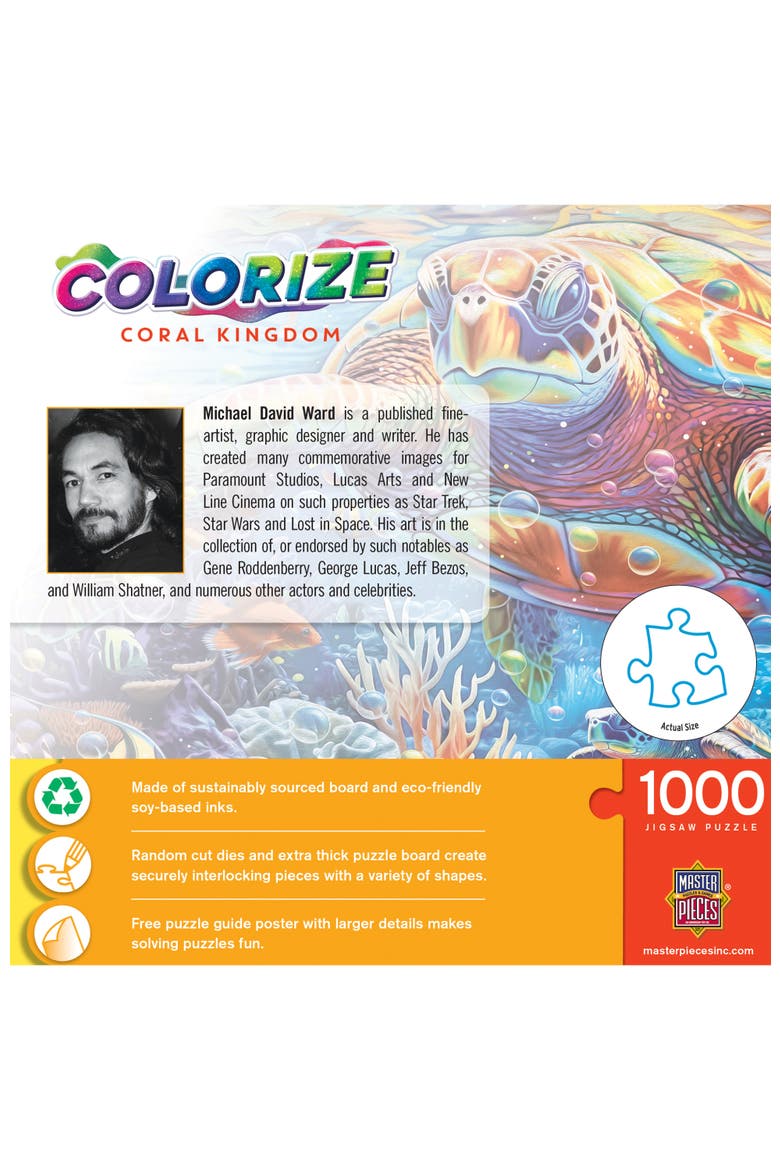 Coral Kingdom 1000 Piece Jigsaw Puzzle, Alternate, color, Multicolor