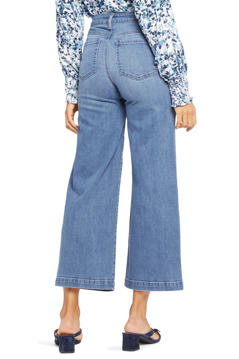 Teresa Ankle Wide Leg Jeans, Alternate, color, SWEETBAY