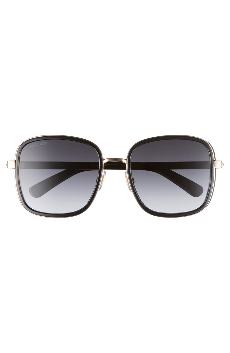 Jimmy Choo Elva 54mm Square Sunglasses, Alternate, color,