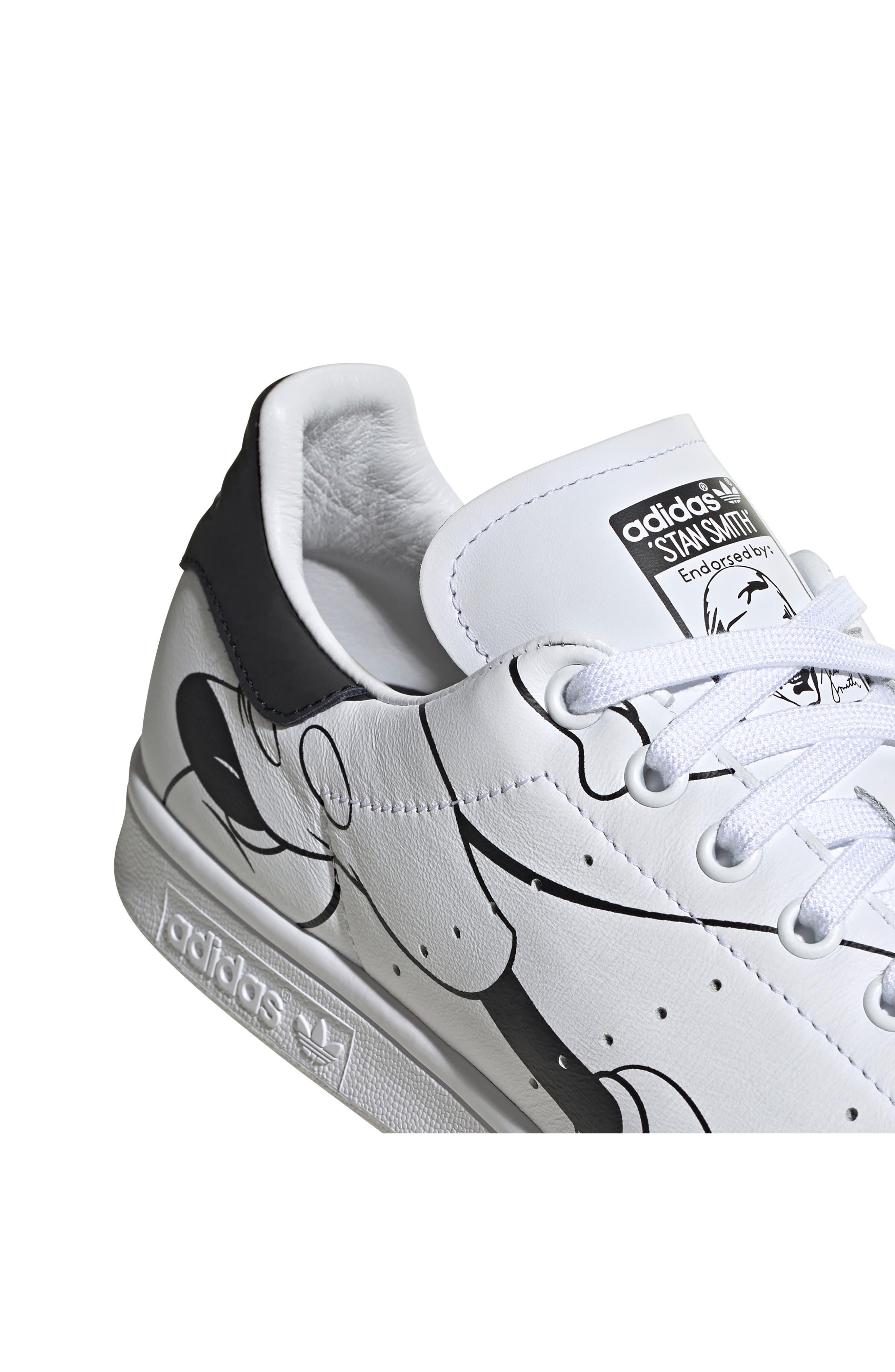 adidas Stan Smith Disney Mickey Mouse Sneaker, Alternate, color, 