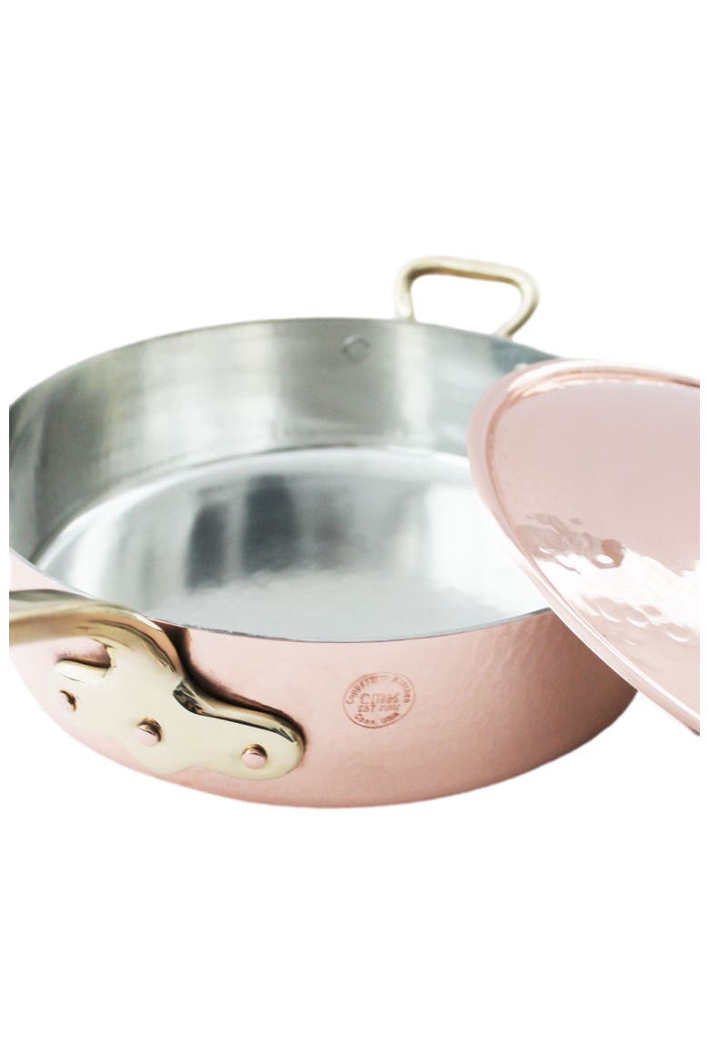 Vintage Inspired Copper Large Sauté Pan, Alternate, color, Copper