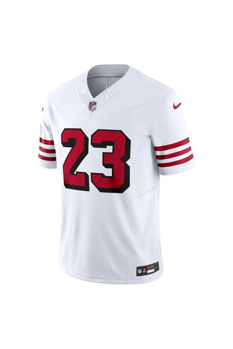 Men's Nike Christian McCaffrey White San Francisco 49ers Vapor F.U.S.E. Limited 2nd Alternate Jersey, Alternate, color, White