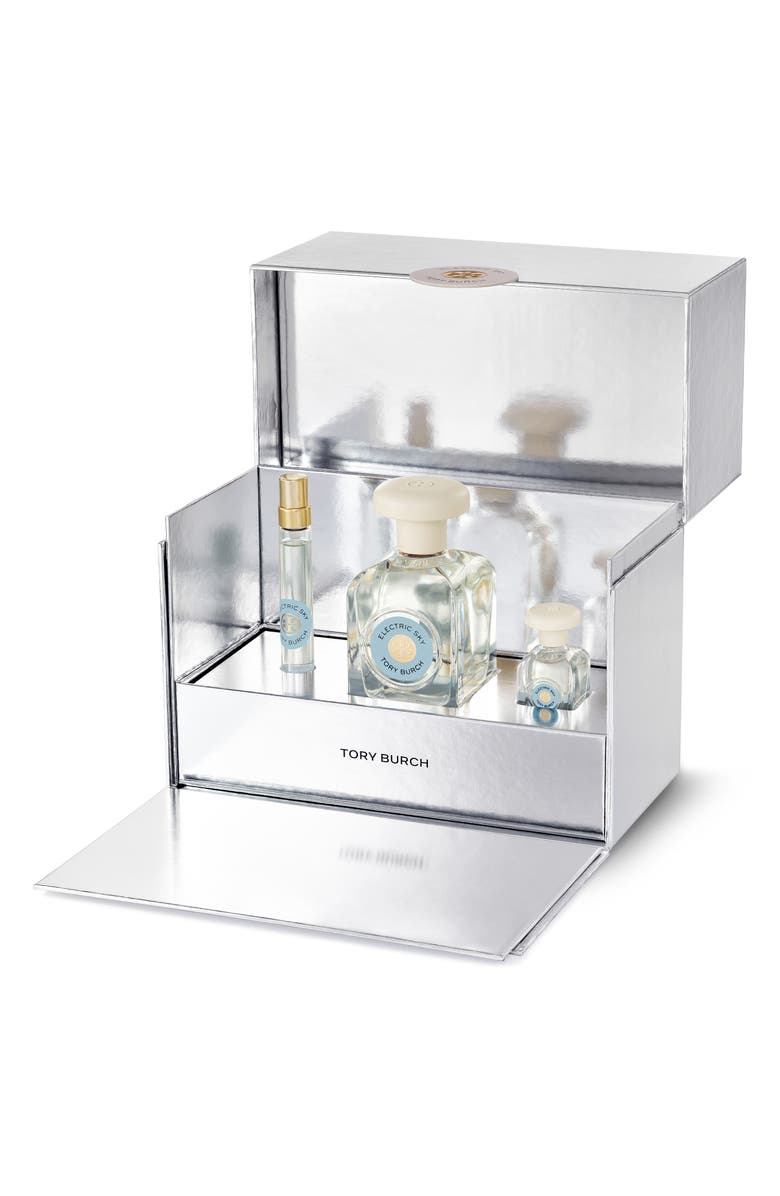 Tory Burch Essence of Dreams Electric Sky Eau de Parfum Gift Set $206 Value, Alternate, color,