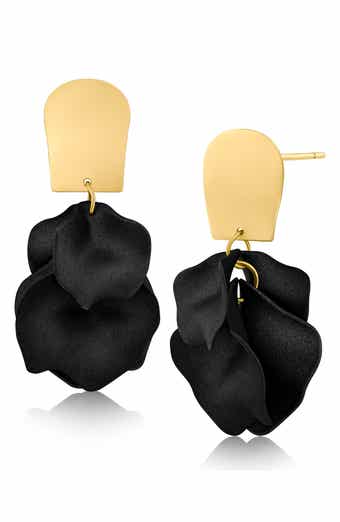 JARDIN Ginkgo Leaf Flutter Drop Earrings