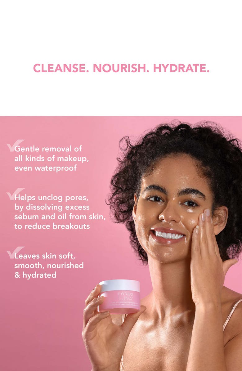 FOREO LUNA Ultra Nourishing Cleansing Balm 75 ml, Alternate, color, NO COLOR
