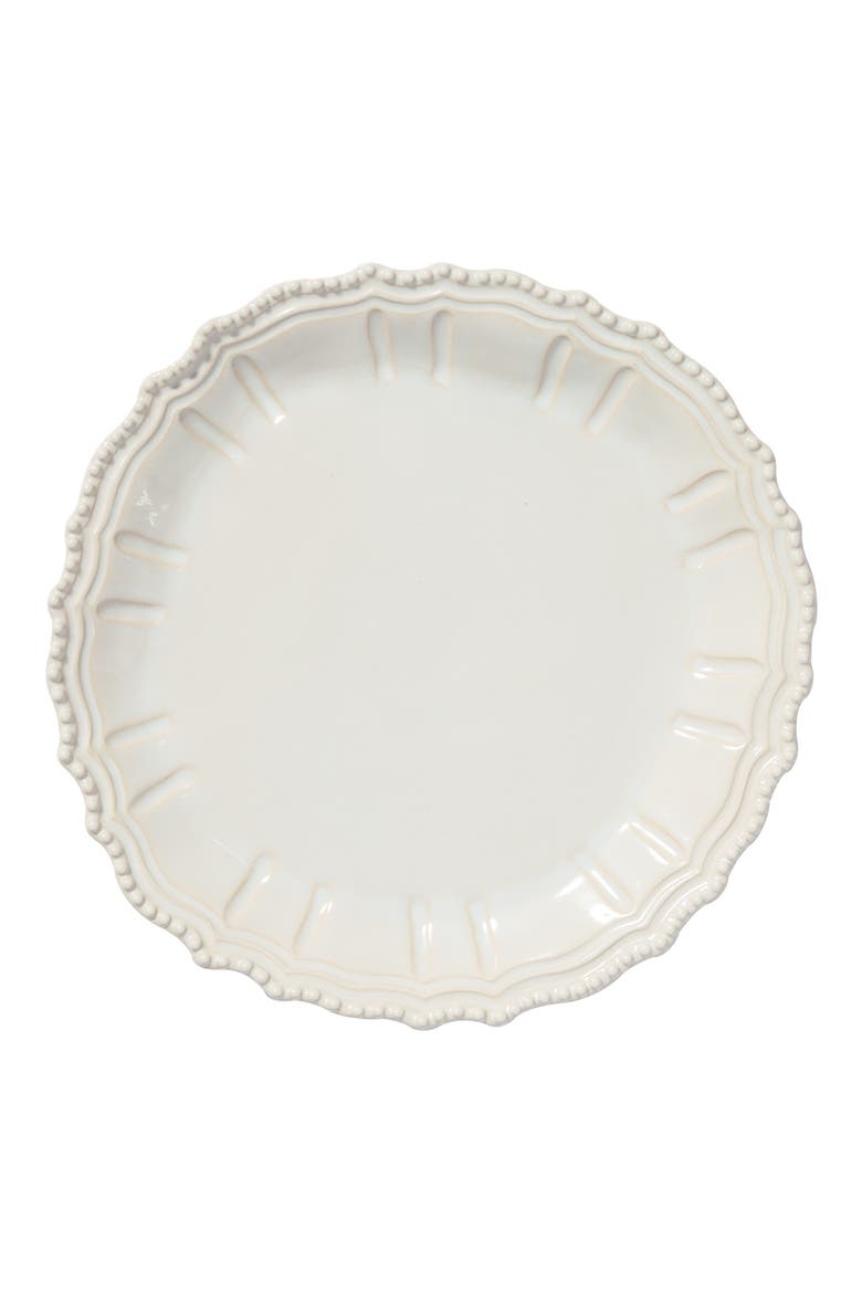 Incanto Stone Baroque Platter, Main, color, WHITE