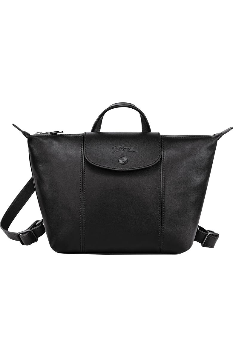 Longchamp Top Handle Backpack, Main, color, Black