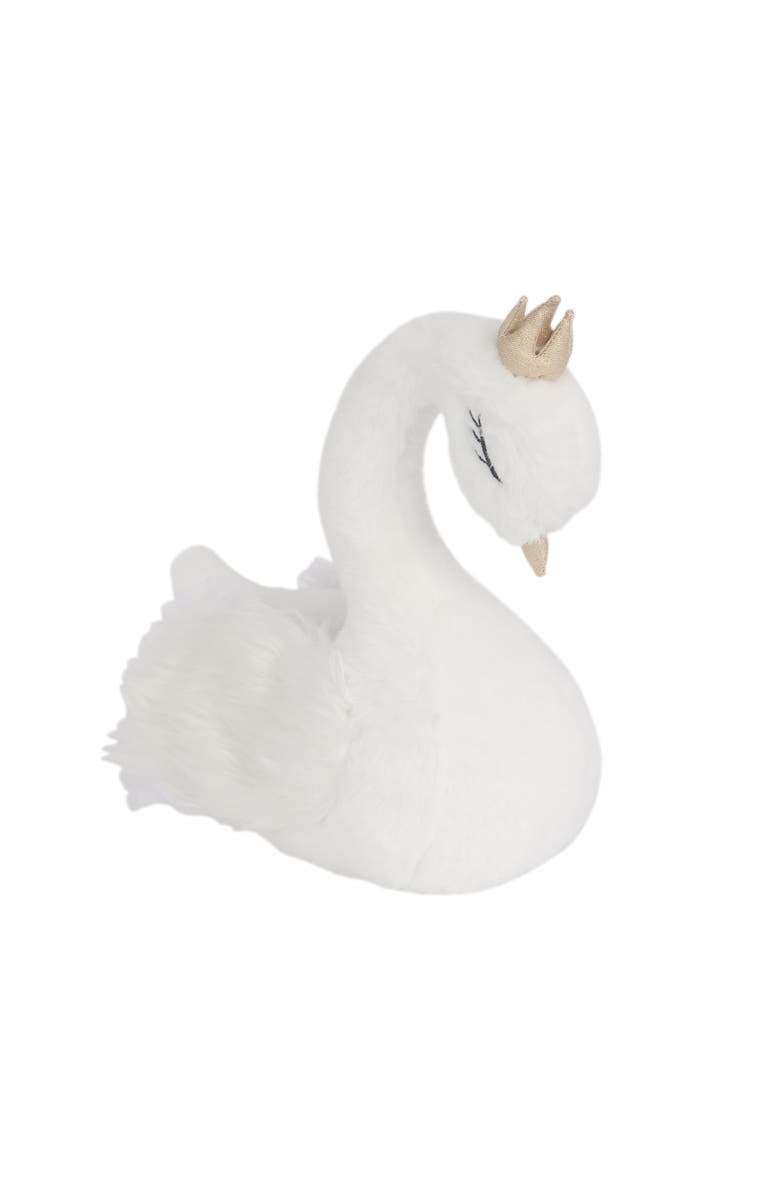 Lambs & Ivy Signature Swan Princess Plush Stuffed Animal Toy - Princess, Alternate, color, White