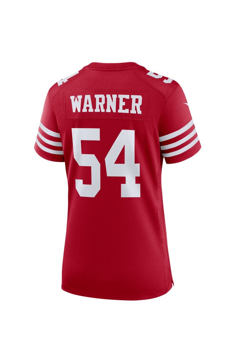 Women's Nike Fred Warner Scarlet San Francisco 49ers Player Jersey, Alternate, color, Scarlet