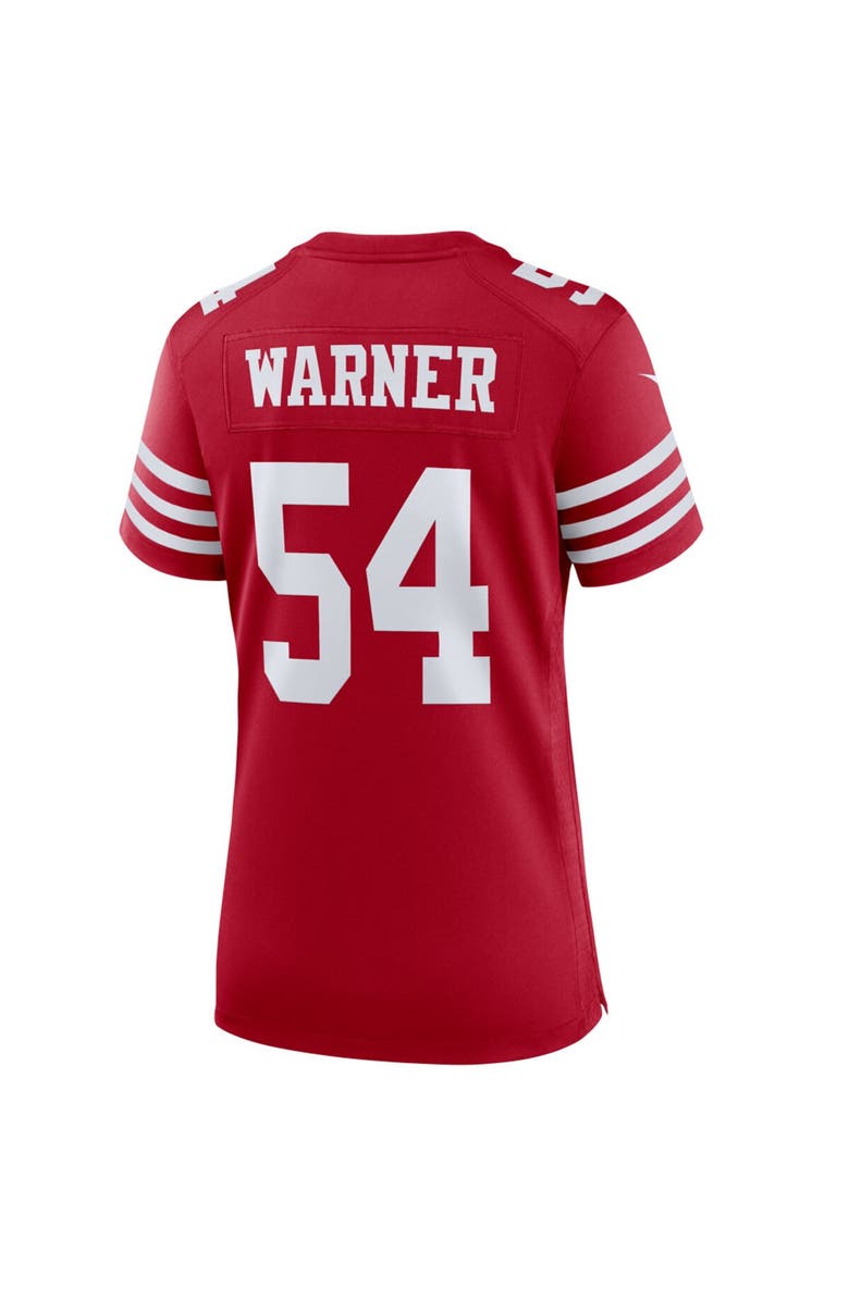 Nike Women's Nike Fred Warner Scarlet San Francisco 49ers Player Jersey, Alternate, color, Scarlet