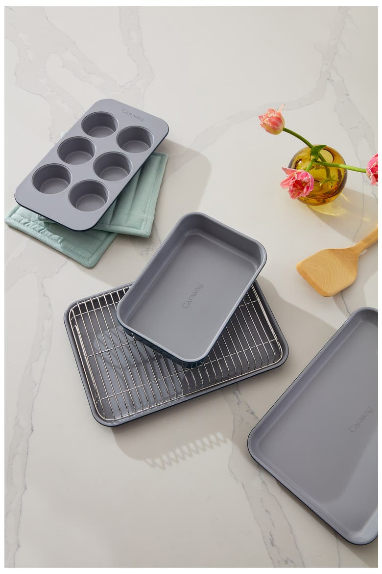 Mini Bakeware Set, Alternate, color, NAVY