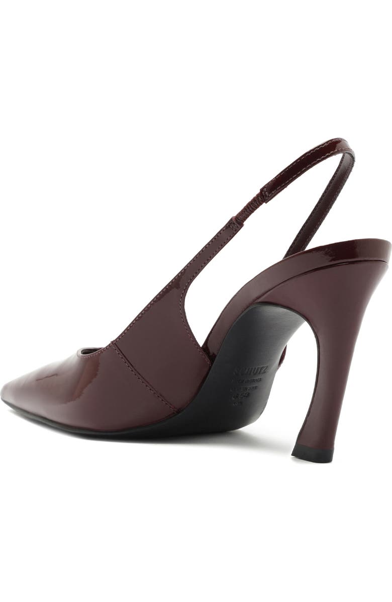 Schutz Lexi Slingback Pointed Toe Pump, Alternate, color, Vino