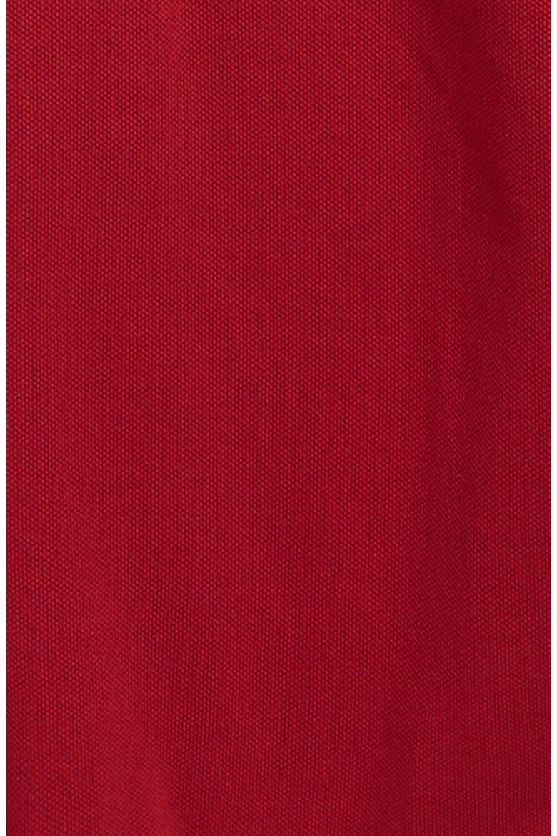 Kids' Long Sleeve Tipped Cotton Polo, Alternate, color, DARK RED