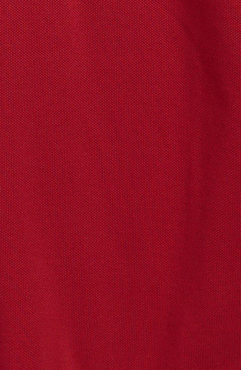 BOSS Kidswear Kids' Long Sleeve Tipped Cotton Polo, Alternate, color, Dark Red