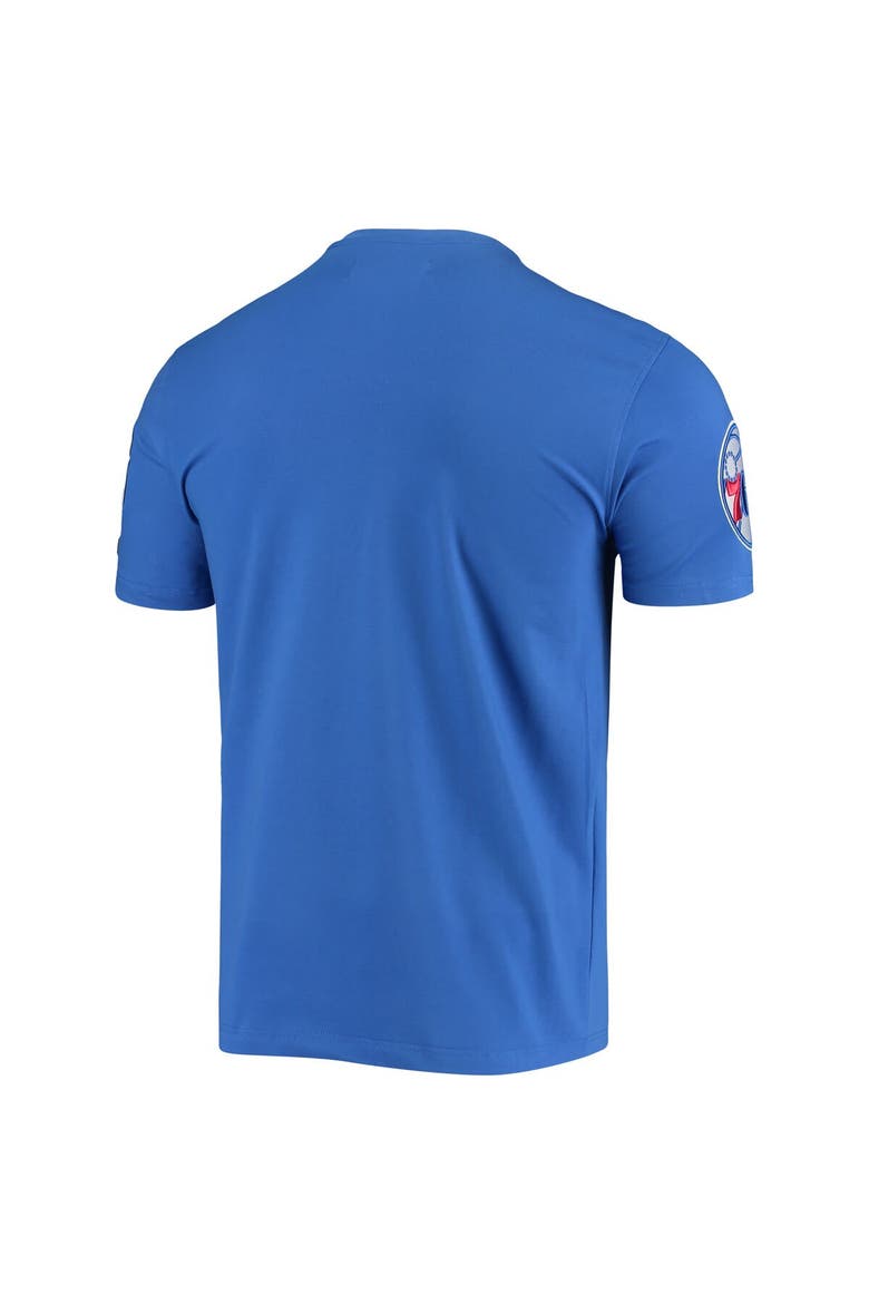 Men's Pro Standard Royal Philadelphia 76ers Chenille Team T-Shirt, Alternate, color, Royal