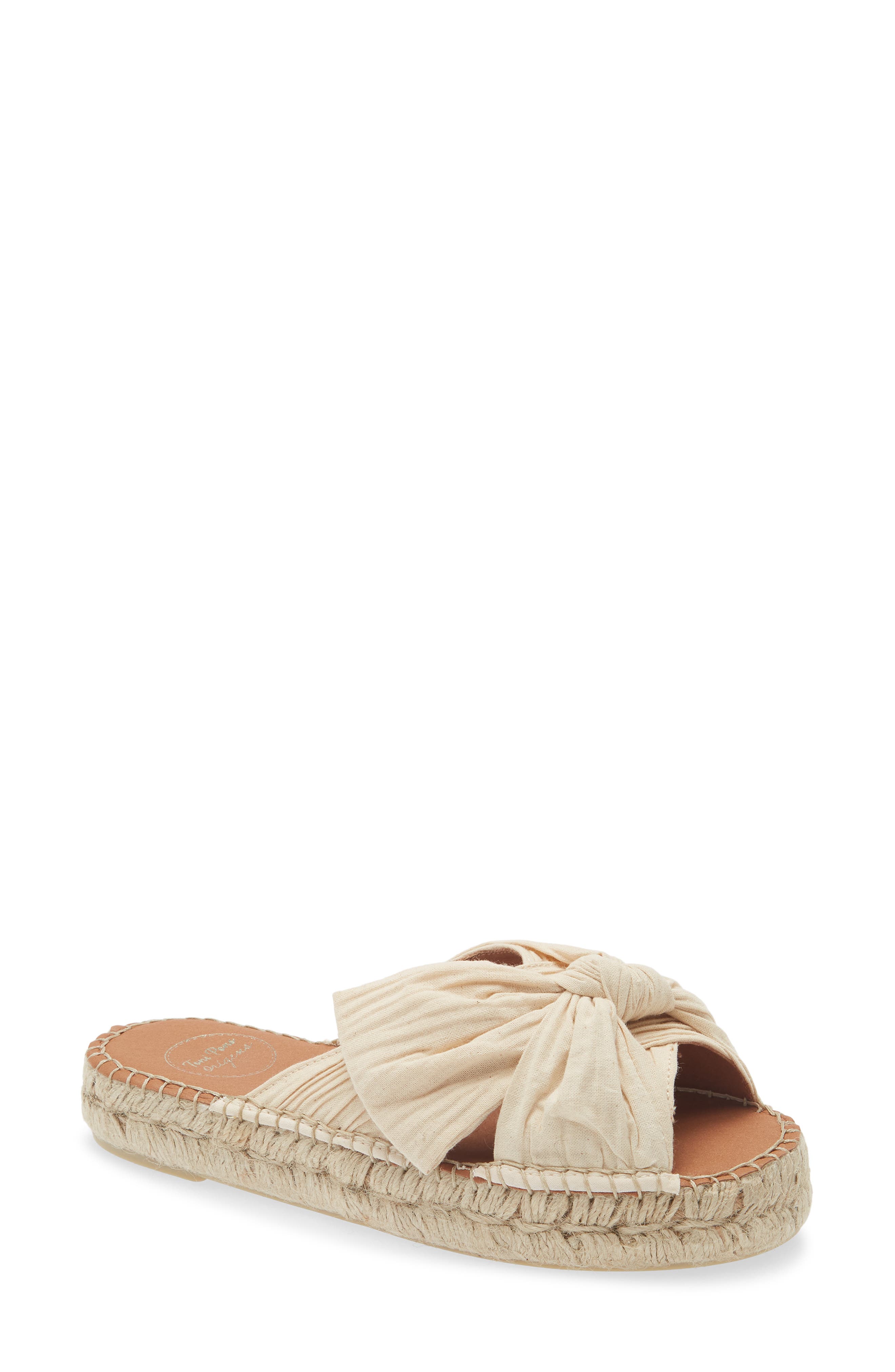Toni Pons Elina Espadrille Slide Sandal, Main, color, Cream
