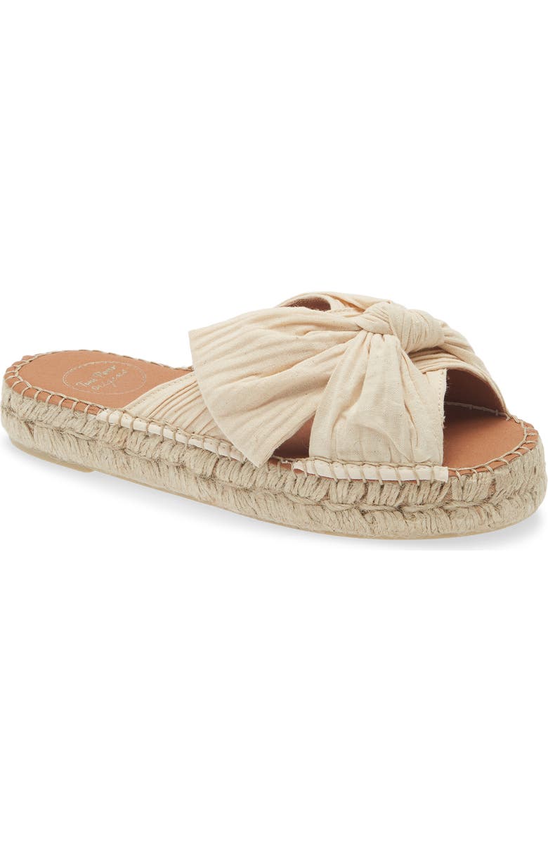 Toni Pons Elina Espadrille Slide Sandal, Main, color, Cream