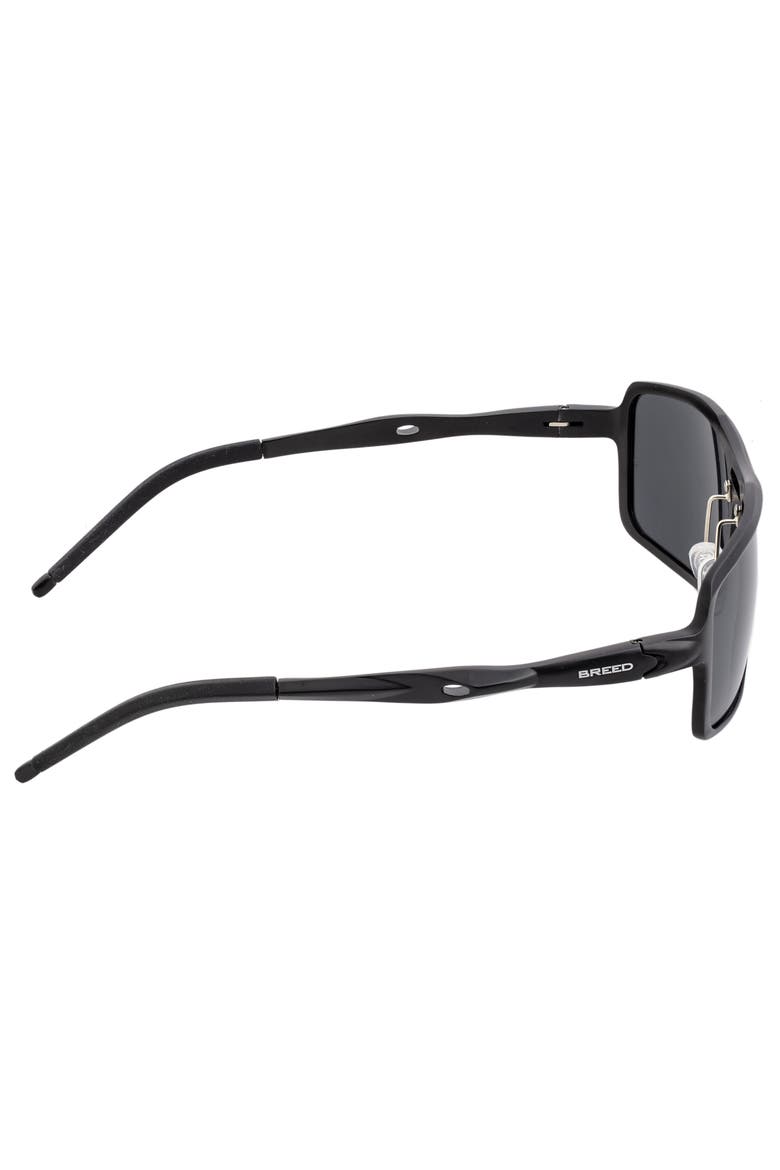 Orpheus Aluminum Polarized Sunglasses, Alternate, color, Black/Black