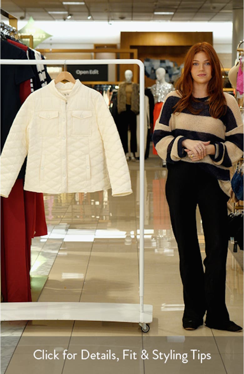 Triple Stitch Diamond Quilted Recycled Polyester Jacket, sales video thumbnail