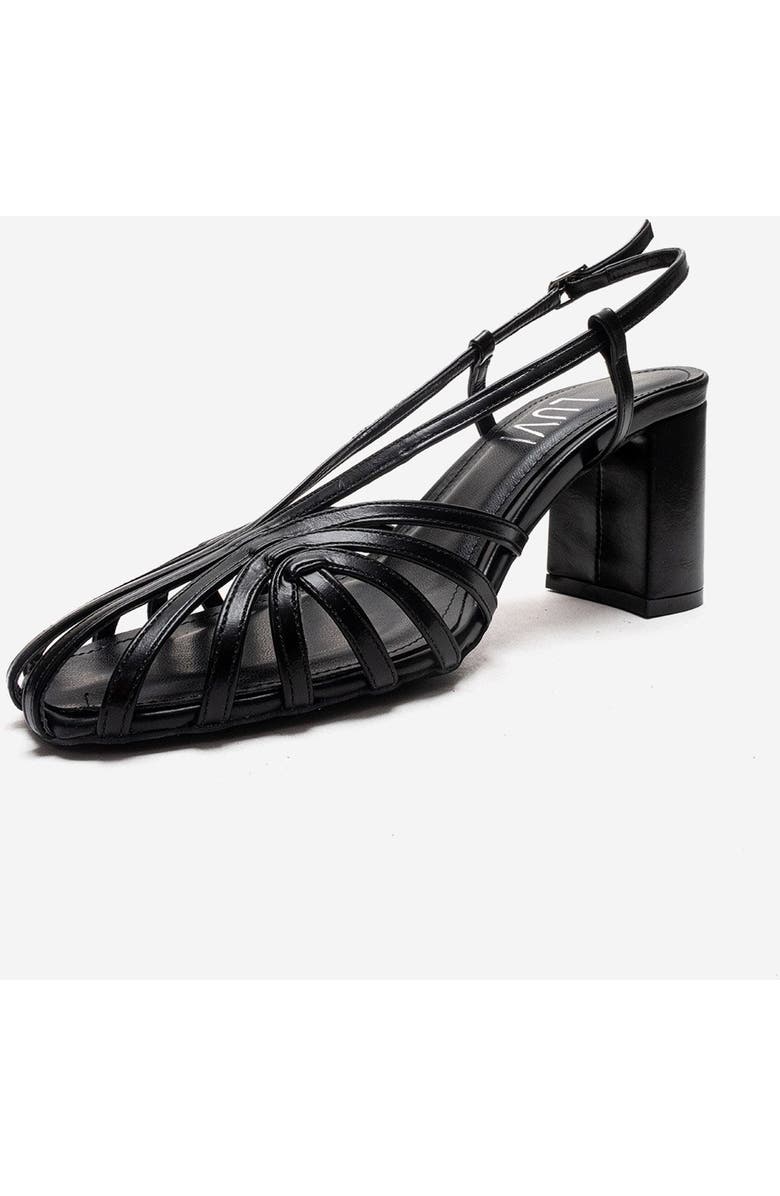 Prologue Shoes Wilda Block Heel Sandal, Alternate, color, Black