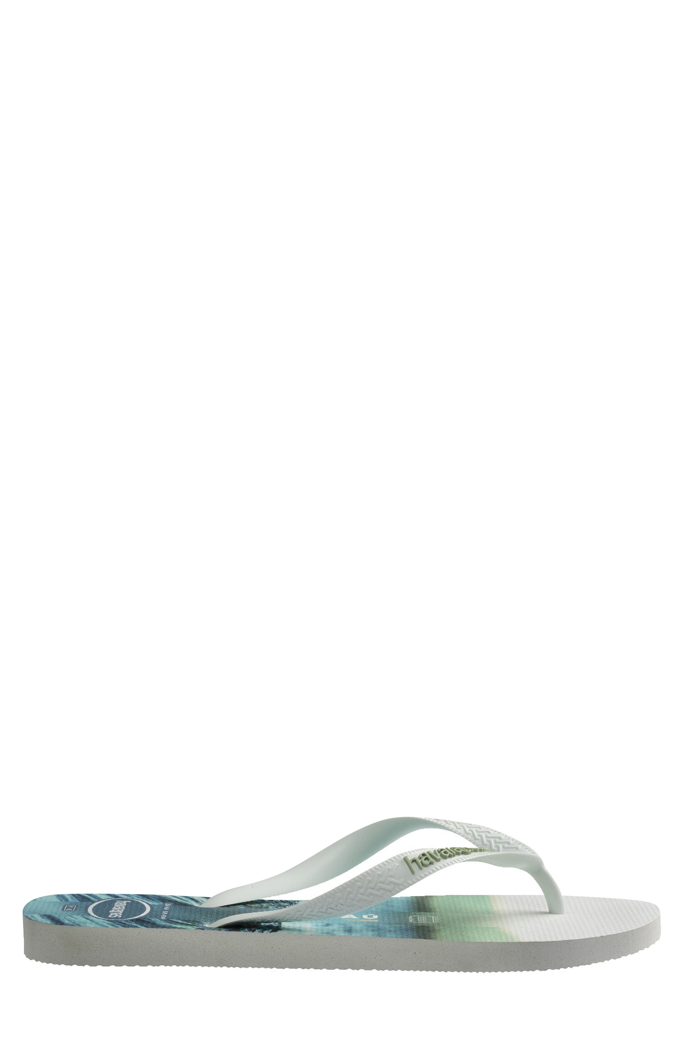 Top Surfer Flip Flop, Alternate, color, WHITE/ WHITE