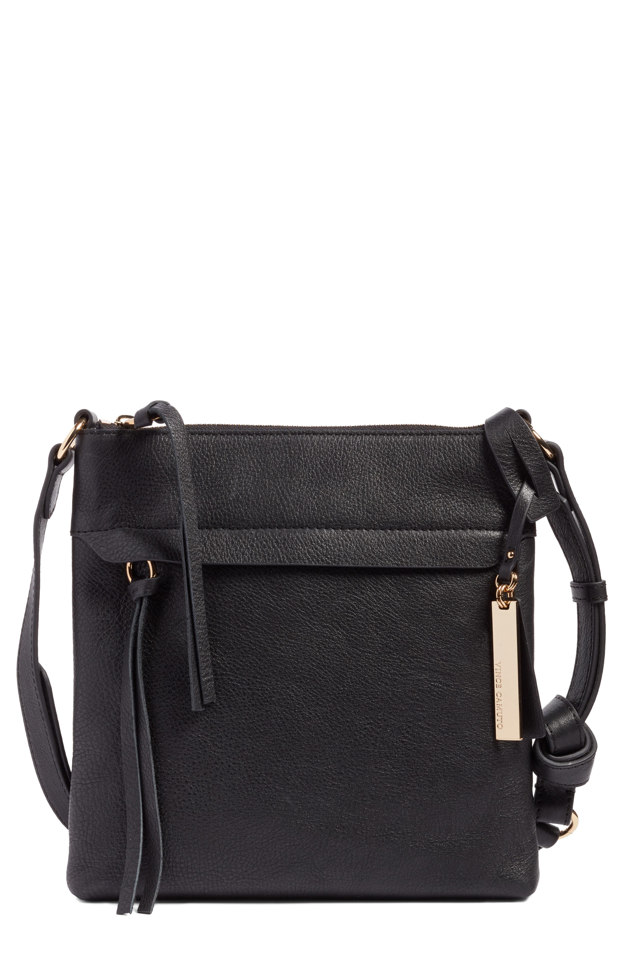 Vince Camuto Felax Leather Crossbody Bag, Main, color, 