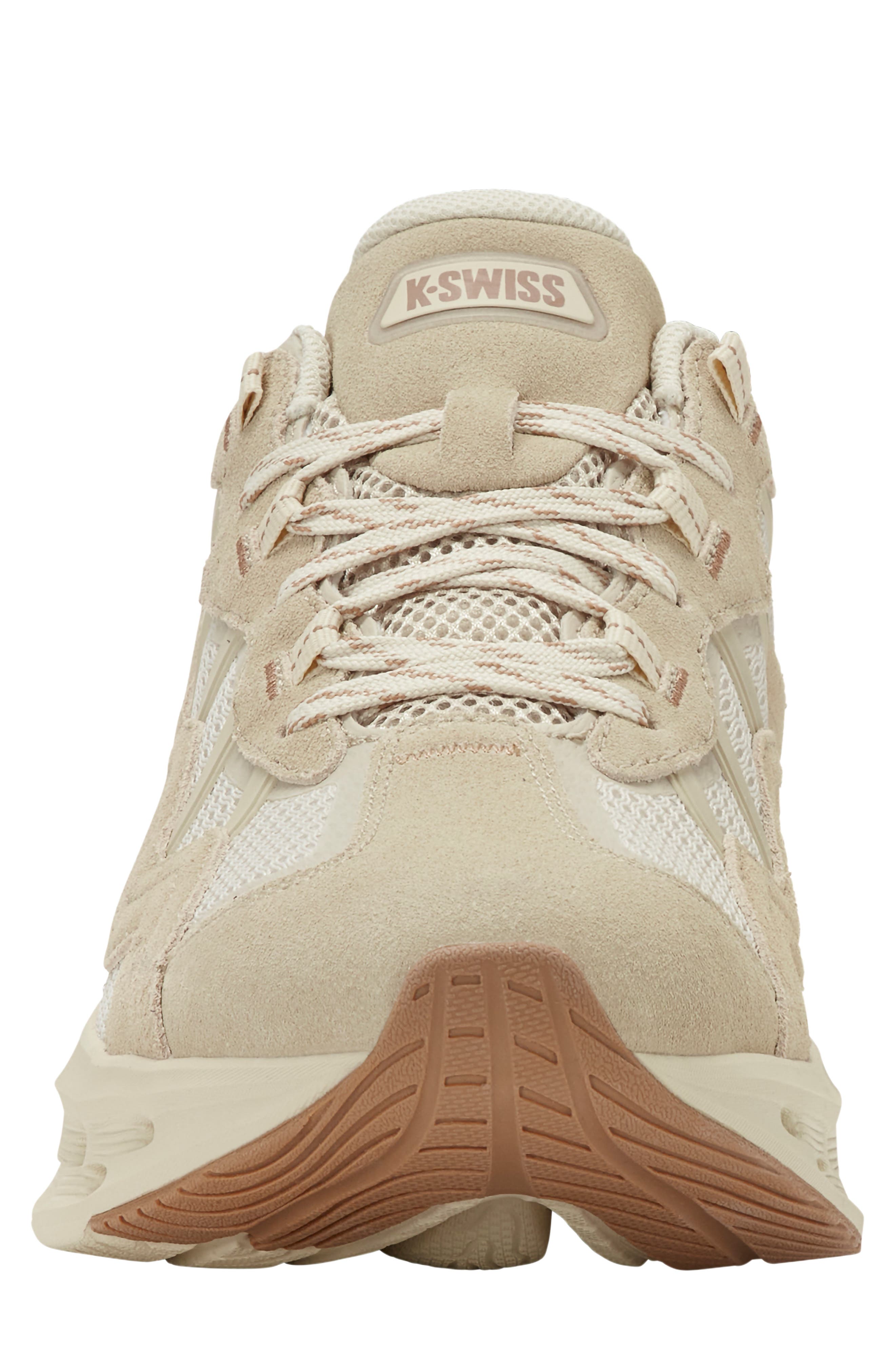K-Swiss Tubes Lite Mixed Media Sneaker, Alternate, color, Creme Brulee/ Light Tan