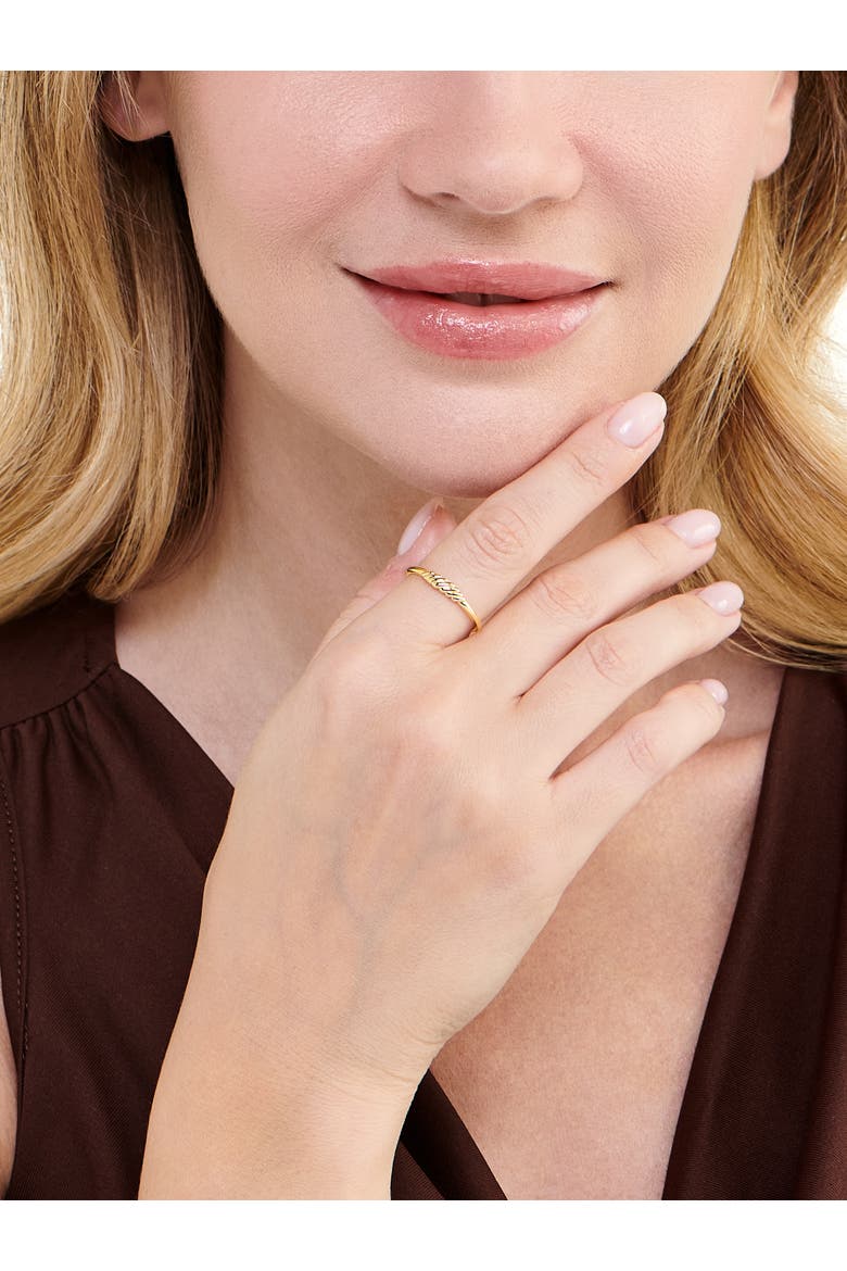 Rope Ring in 14K Gold, Alternate, color, Gold